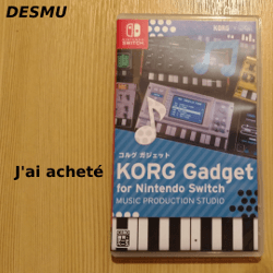 J'ai acheté KORG Gadget for Nintendo Switch